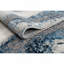 Tapis luxueux au design abstrait bleu et gris-115634585
