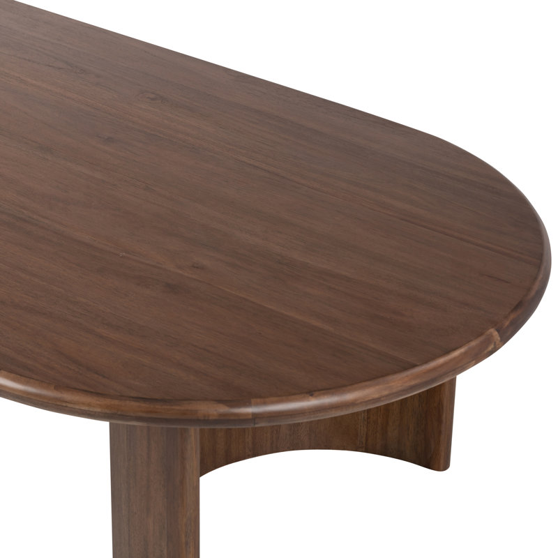 Paden Coffee Table, Seasoned Brown Acacia, 17" H x 27" L x 51" W