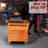 31.1'' Tool Box With 4 Rolling Wheels, 5-Drawer Metal Storage Chest (Orange)-720414176
