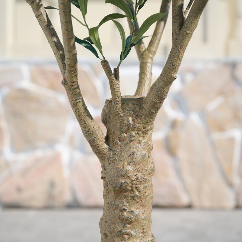 Olive artificielle Aldis, plantes artificielles résistantes aux rayons UV, olivier artificiel pour la décoration intérieure et extérieure