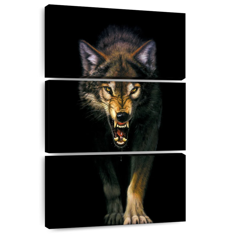 Brampt Stalking Wolf, 45'' H x 28'' W