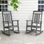 Ensemble de 2 chaises berçantes d'extérieur surdimensionnées-360946970
