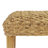 Aust Hand-Woven Water Hyacinth Entryway, Wicker Benches Indoor Solid Wood