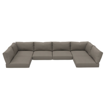 Sunbrella Outdoor Replacement Cushion for Sofa Set, 5" Thickness, Pack of 14 Pcs