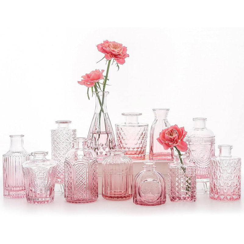 Vase de table Dopkins, Rose