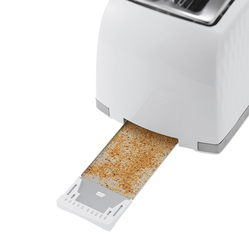 Russell Hobbs Honeycomb 2 Slice Toaster, White