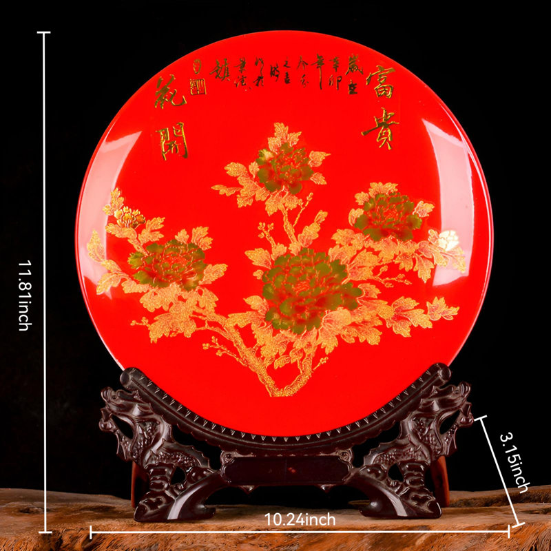 Centre de table artistique en porcelaine pour décoration intérieure chinoise moderne