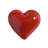 Heart, Glass - Red  Red