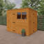 TigerFlex® Modular Buildings Solid Wood Shiplap Apex Garden Shed-2140769625