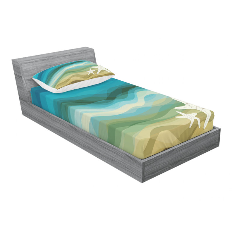Microfiber Sheet Set, Twin Sheet Set with Fitted Sheet