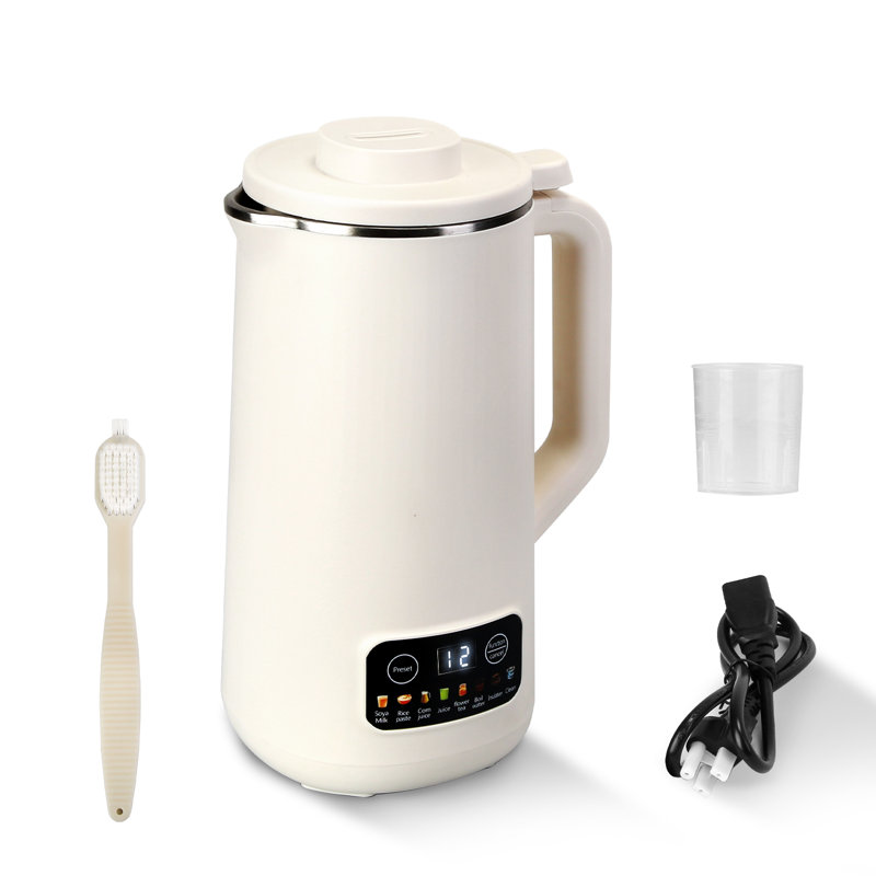 Machine à lait 27 oz avec fonction de retard 12 heures autonettoyante Machine à lait de soja pour le lait de soja fait maison