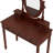 5-Drawer Makeup Vanity Table With Adjustable Angle Mirror-1394054481