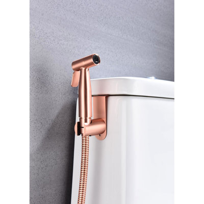 Silver Metal Toilet Bidet Handheld - Two Spray Patterns, , Hygiene Plus For Bathroom Metal, Settings, Easy Installation,