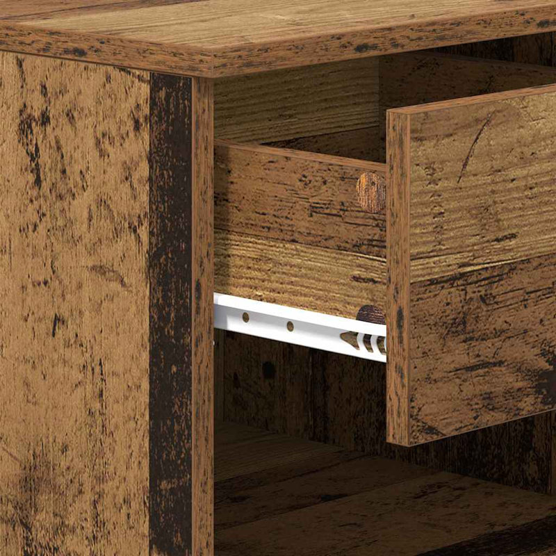 40cm W Manufactured Wood Bedside Table