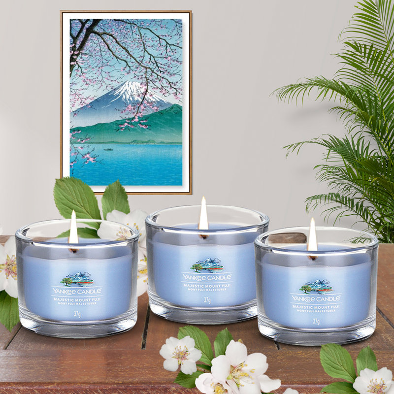 Yankee Candle - 3 Packed Filled Votives - Majestic Mount Fuji