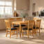 6 -Person Oak Solid Wood Dining Set-1513120715-1513120706-1513120718-1513120713