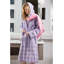Cotton Gender Neutral Mid-Calf Bathrobe with Pockets and Hood-16565426-16565428