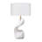 Cobra Ricestone Table Lamp with Linen Shade