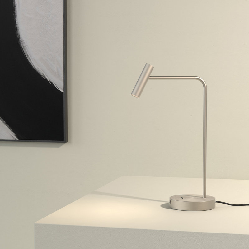 Enna Desk USB C, Matte Nickel