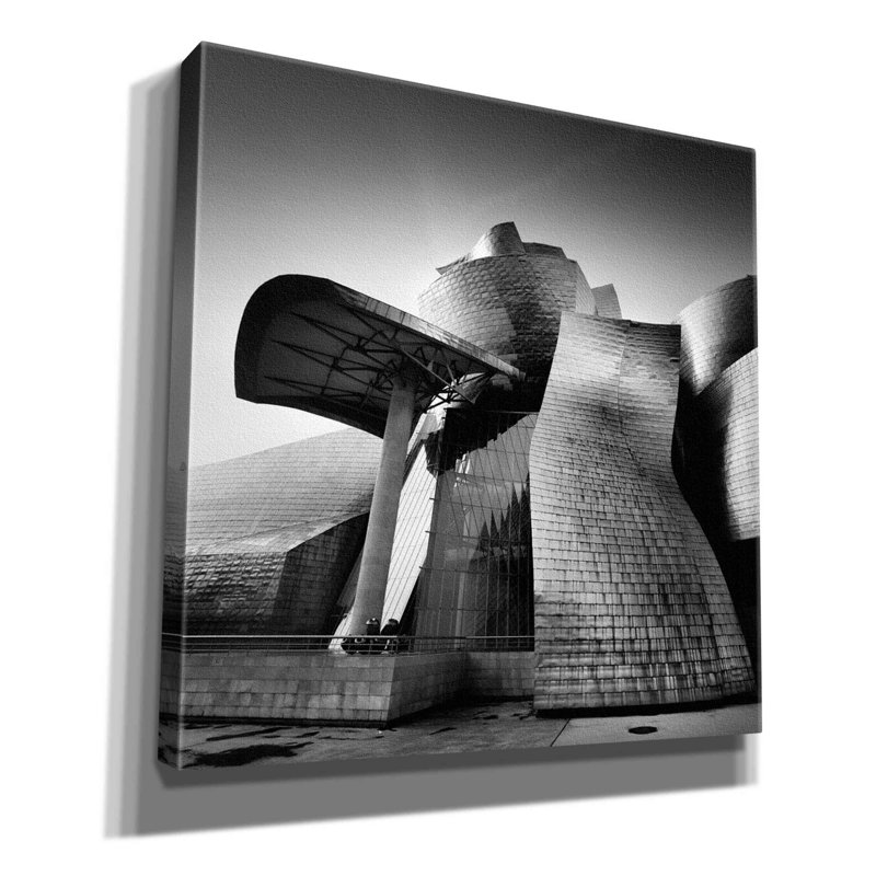 "Guggenheim" par Nina Paponcek, reproduction sur toile tendue, H 12 po x l 12 po x P 0,75 po