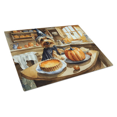 Planche à découper en verre Silky Terrier