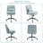 Upholstered Armless Task Office Chair-540381368