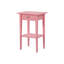 Charmante table de chevet contemporaine rose-121052753