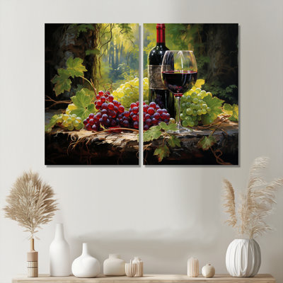 Cabernets Calm - Large Wine Canvas Prints