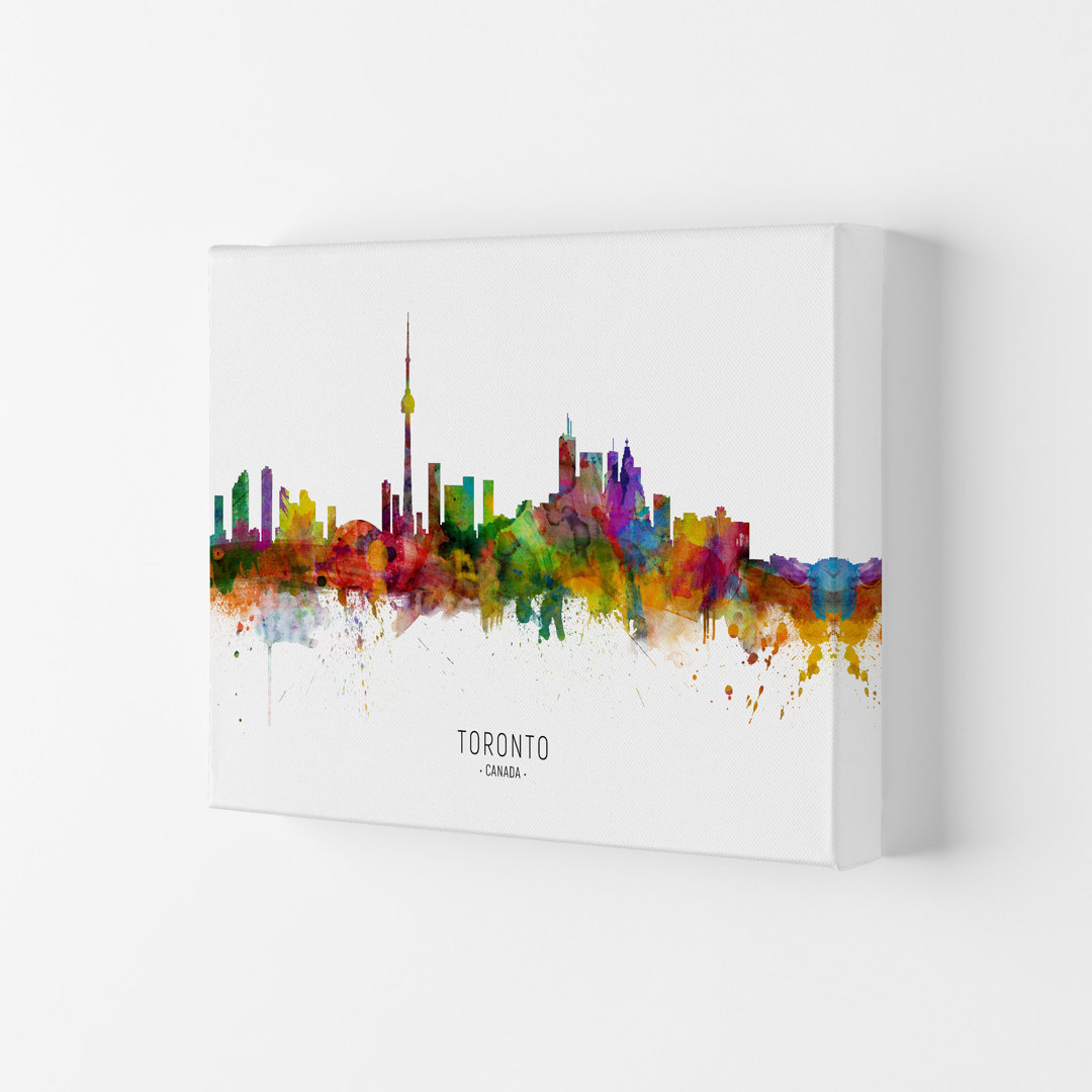 Toronto Canada Skyline by Michael Tompsett - Print
