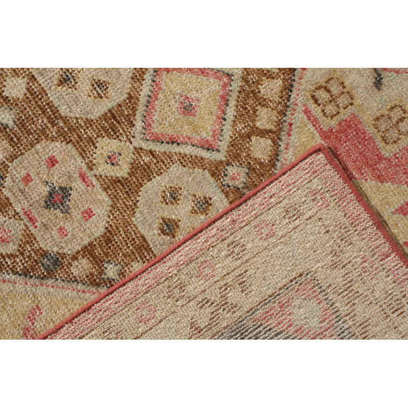 Distressed Homage Hand Knotted Wool Area Rug, Rectangle 8' x 10'