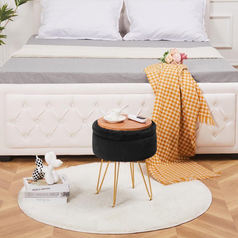 Fauteuil de coiffeuse, Noir
