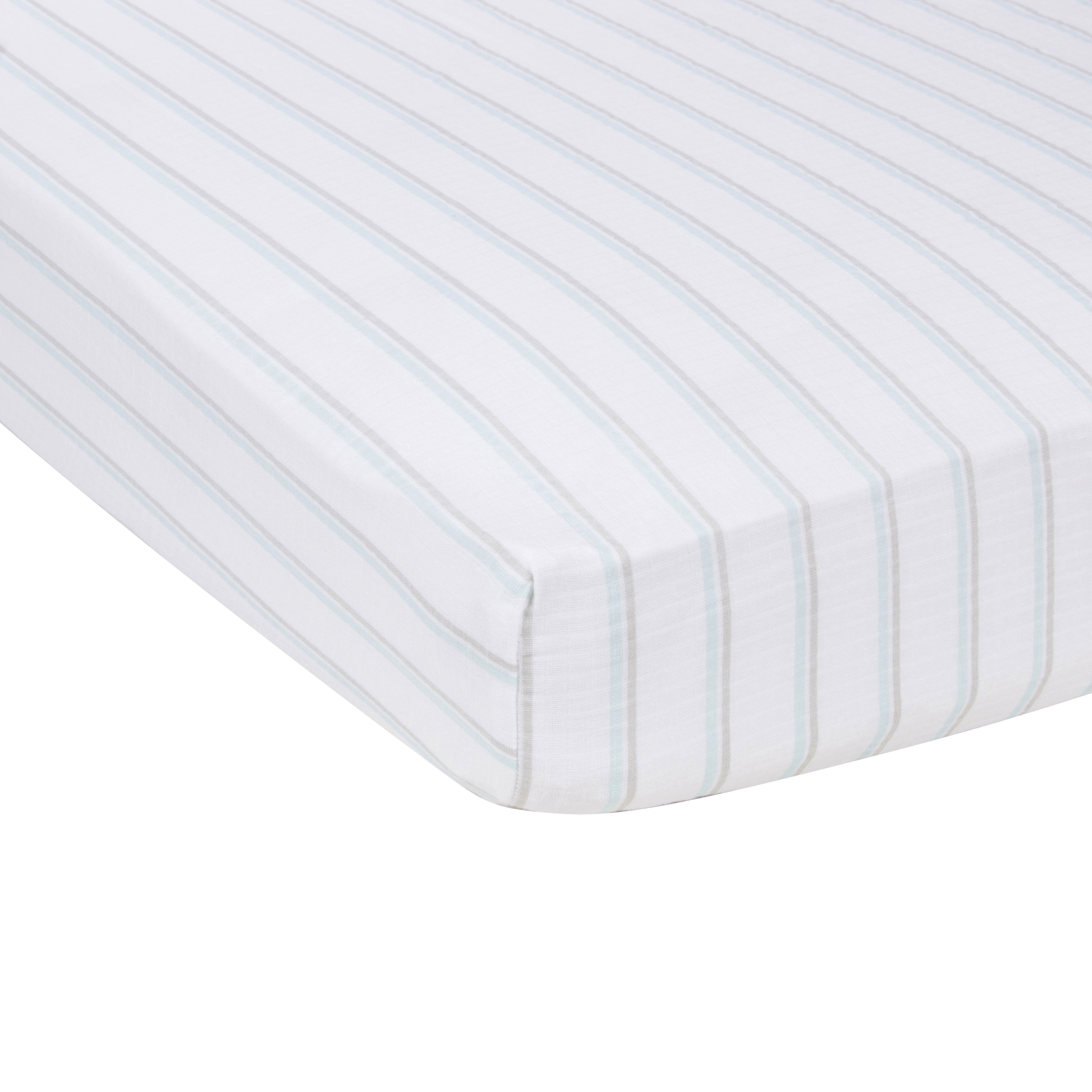 Miracle Blanket Stripes Flat Crib Sheet - Wayfair Canada