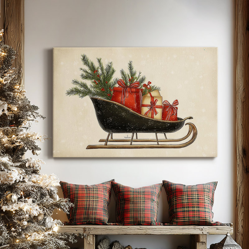 Toile tendue de qualité supérieure Yule at Dawn, H 12 po x l 18 po