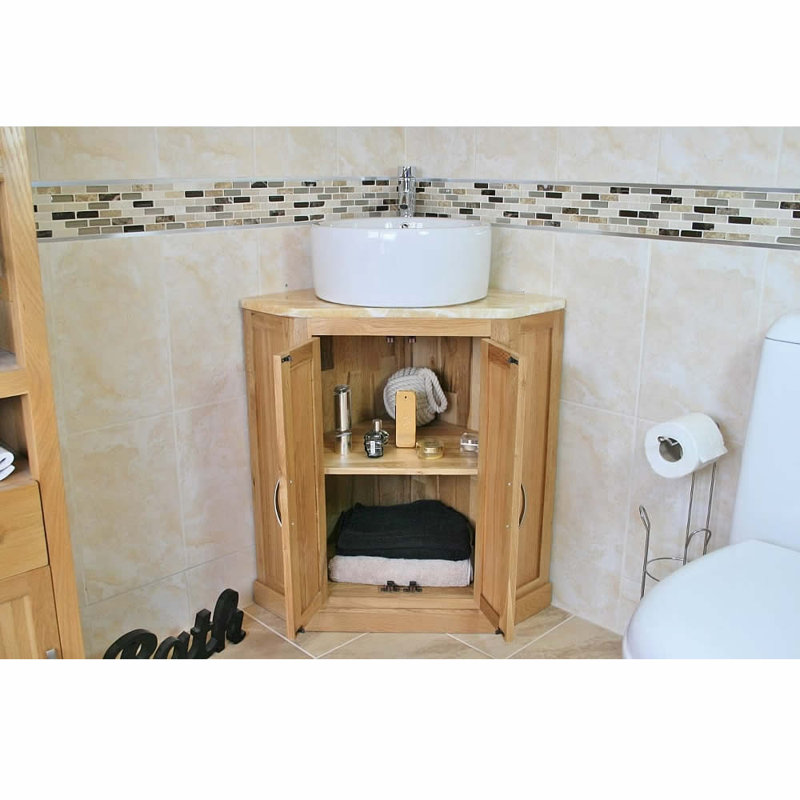 Delossantos 550mm Single Bathroom Vanity with Vessel Ceramic Basin