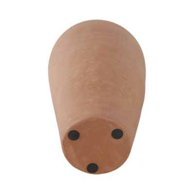 Vases en terre cuite de poterie, conception artisanale avec rebord texturé et corps effilé pour un décor contemporain et polyvalent