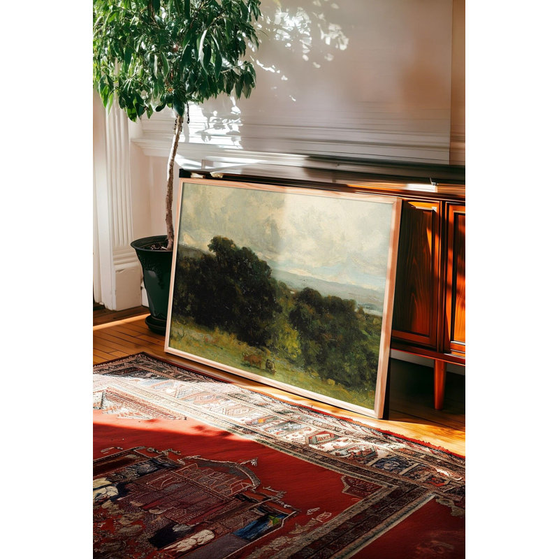 Peinture décorative encadrée