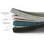 Matelas simple 12 po en cuivre combinant mousse de cuivre et ressorts ensachés pour un confort imbattable et un sommeil réparateur et confortable
