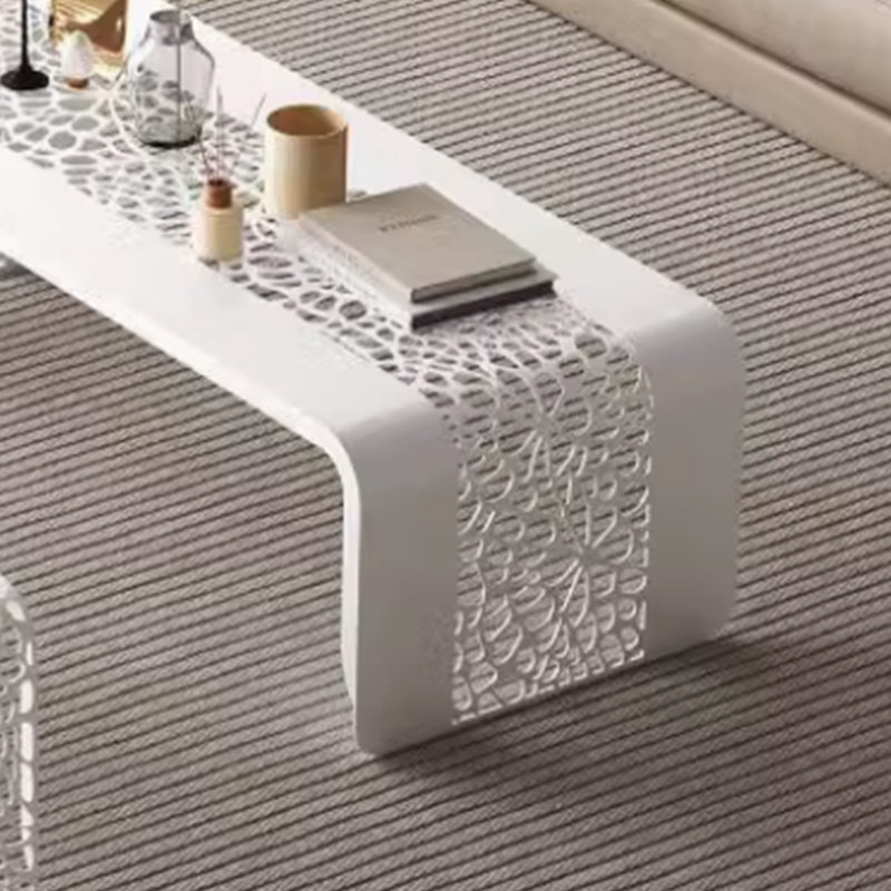 Table basse Creative Creative, H 17,71 po x L 39,37 po x l 23,62 po, Blanc