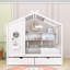 Wood Daybed with 2 Drawers and Shelves-479944002-479944001