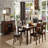 Dining Table Mango Veneer Wood Extension Leaf