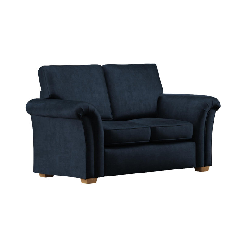 Castleacre Three Seater and Two Seater, Fixed Back, Royal Blue