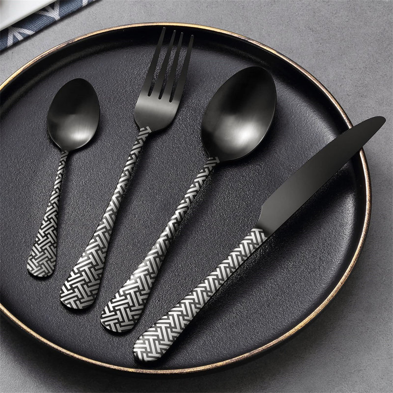Metro Lane Berniece 16 Piece Stainless Steel Cutlery Set , Service for 4