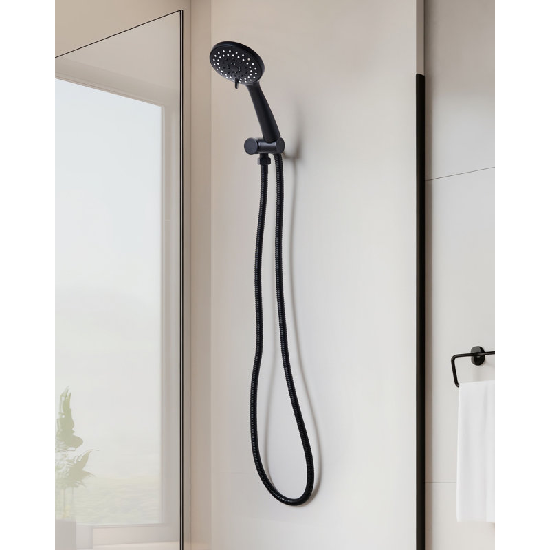 Shower Head and Hose Kit TAMUSHAL, Matte Black