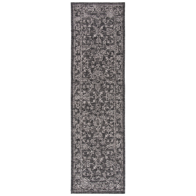 Amedee Performance Floral Indoor/Outdoor Area Rug, Runner 2'3" x 18'