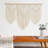 Large Macrame Wall Hanging (Beige-Triangle)