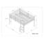 Base de lit double 44,5 po Jandery-1960830313