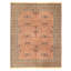 High-Quality Hand-Knotted Rose And Green Area Rug