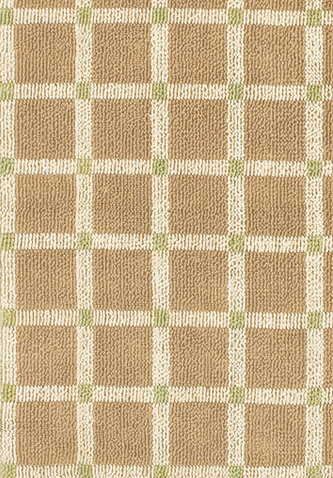 Tapis brun/vert Lee-Abele, Rectangle 3 pi 6 po x 5 pi 6 po