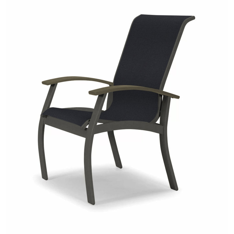 Chaise de patio Askar, Beachwood, Graphite texturé, Noir 5D Sunbrella®
