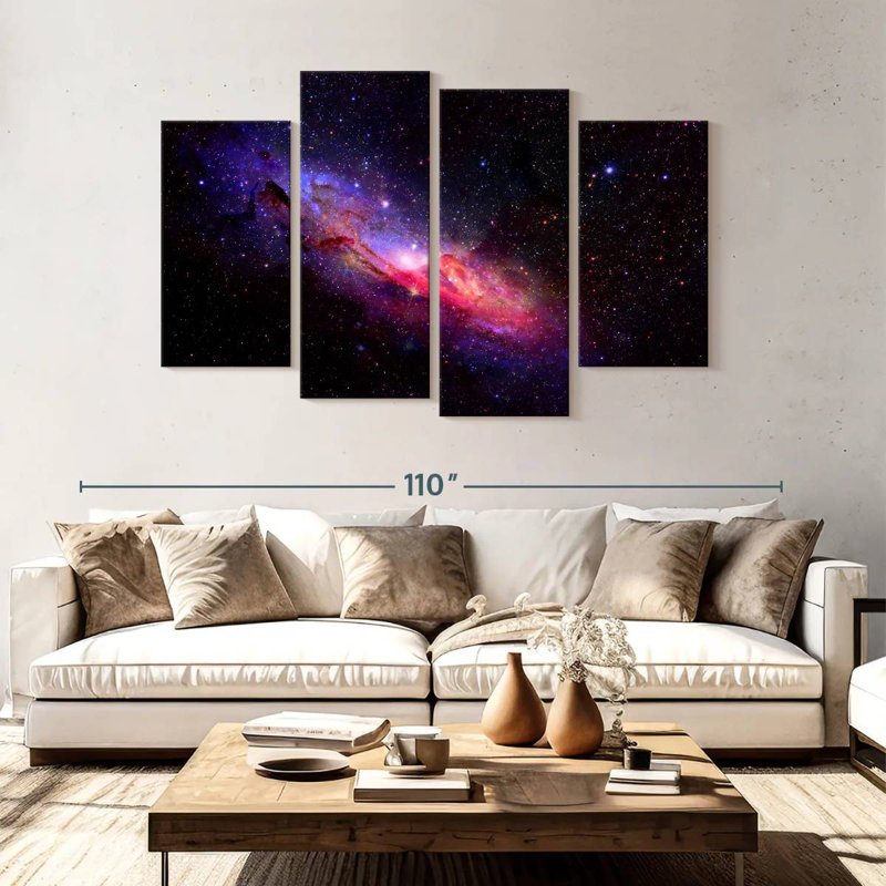 Oberle Galaxy In Space, 54" H x 84" W